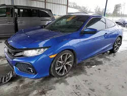 Salvage cars for sale at Cartersville, GA auction: 2019 Honda Civic SI