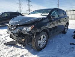 Salvage cars for sale from Copart Elgin, IL: 2015 Toyota Rav4 LE