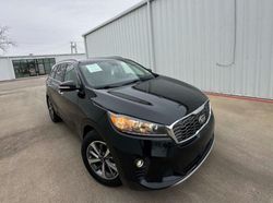 Salvage cars for sale at Grand Prairie, TX auction: 2019 KIA Sorento EX