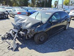 Toyota Corolla le salvage cars for sale: 2020 Toyota Corolla LE