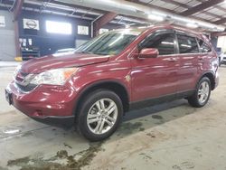 Salvage cars for sale at East Granby, CT auction: 2010 Honda CR-V EXL