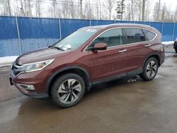 Salvage cars for sale at Moncton, NB auction: 2016 Honda CR-V Touring