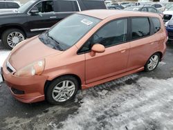 Salvage cars for sale at Exeter, RI auction: 2008 Honda FIT Sport