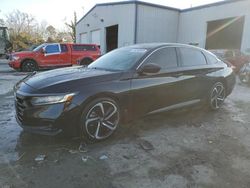 Salvage cars for sale at Savannah, GA auction: 2021 Honda Accord Sport SE