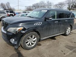 Salvage cars for sale at Moraine, OH auction: 2012 Infiniti QX56