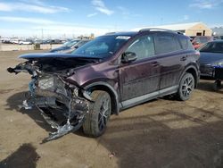 Salvage cars for sale at auction: 2017 Toyota Rav4 SE