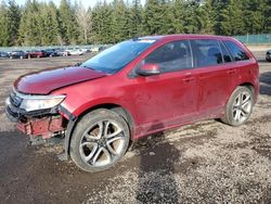 Carros salvage sin ofertas aún a la venta en subasta: 2013 Ford Edge Sport