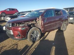 Toyota salvage cars for sale: 2018 Toyota Highlander SE