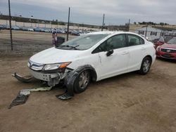 Honda salvage cars for sale: 2012 Honda Civic Hybrid