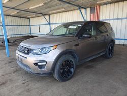 Salvage SUVs for sale at auction: 2016 Land Rover Discovery Sport HSE