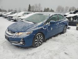 Salvage cars for sale at Bowmanville, ON auction: 2015 Honda Civic SE