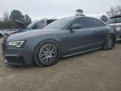 Salvage cars for sale at Hampton, VA auction: 2015 Audi S5 Premium Plus