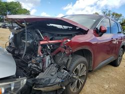 Nissan salvage cars for sale: 2021 Nissan Rogue SV