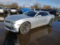 Salvage cars for sale at Woodburn, OR auction: 2015 Chevrolet Camaro LS