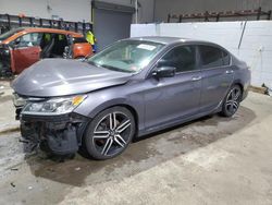 Salvage cars for sale at Candia, NH auction: 2016 Honda Accord Sport