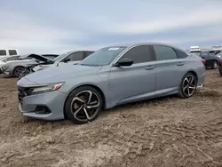 Honda Vehiculos salvage en venta: 2022 Honda Accord Hybrid Sport