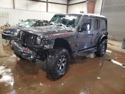 Salvage cars for sale at Lansing, MI auction: 2018 Jeep Wrangler Unlimited Rubicon