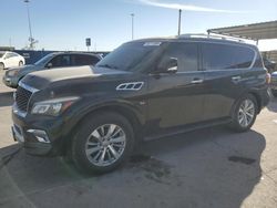 Salvage cars for sale at Anthony, TX auction: 2015 Infiniti QX80