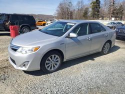 Salvage cars for sale at Concord, NC auction: 2012 Toyota Camry Hybrid