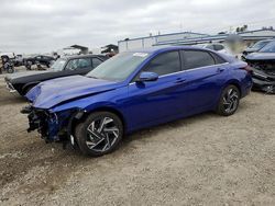 Salvage cars for sale at San Diego, CA auction: 2025 Hyundai Elantra Limited