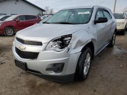 Salvage cars for sale at Pekin, IL auction: 2015 Chevrolet Equinox LS