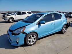 Salvage cars for sale at Grand Prairie, TX auction: 2015 Toyota Prius C