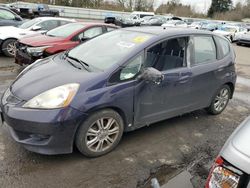 Salvage cars for sale at Portland, OR auction: 2010 Honda FIT Sport