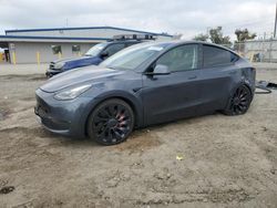 Salvage cars for sale at San Diego, CA auction: 2022 Tesla Model Y