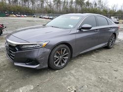 Salvage cars for sale at Waldorf, MD auction: 2022 Honda Accord EXL