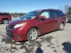 Toyota salvage cars for sale: 2019 Toyota Sienna LE