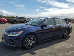 Salvage cars for sale at Kapolei, HI auction: 2017 Honda Accord Sport