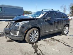 Salvage cars for sale at Dunn, NC auction: 2017 Cadillac XT5 Premium Luxury