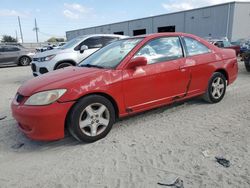 Salvage cars for sale at Jacksonville, FL auction: 2004 Honda Civic EX