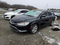 Salvage cars for sale at Windsor, NJ auction: 2017 Chrysler 200 Limited