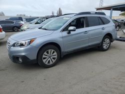 Salvage cars for sale at Hayward, CA auction: 2017 Subaru Outback 2.5I Premium