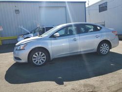 Salvage cars for sale at Vallejo, CA auction: 2014 Nissan Sentra S