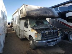 Salvage trucks for sale at Brighton, CO auction: 2009 Maje 2009 Ford Econoline E350 Super Duty Cutaway Van