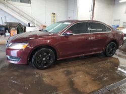 Salvage cars for sale at New Britain, CT auction: 2013 Volkswagen Passat SE