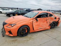 Salvage cars for sale at Grand Prairie, TX auction: 2015 Lexus RC-F