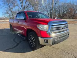 Salvage cars for sale from Copart North Billerica, MA: 2016 Toyota Tundra Double Cab SR