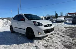 Salvage cars for sale from Copart Ontario Auction, ON: 2015 Nissan Micra