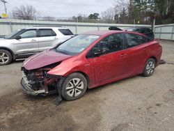 Salvage cars for sale at Shreveport, LA auction: 2018 Toyota Prius