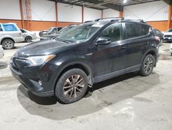 Toyota salvage cars for sale: 2017 Toyota Rav4 HV LE