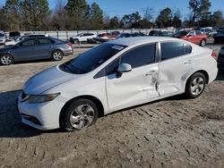 Salvage cars for sale at Hampton, VA auction: 2013 Honda Civic LX