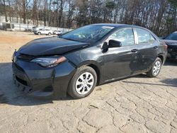 Salvage cars for sale at Austell, GA auction: 2017 Toyota Corolla L