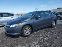 Salvage cars for sale at auction: 2012 Honda Civic LX