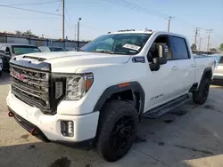 Salvage cars for sale from Copart Los Angeles, CA: 2021 GMC Sierra K3500 AT4