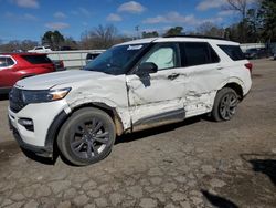 Salvage cars for sale at Shreveport, LA auction: 2022 Ford Explorer XLT