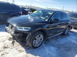 Salvage cars for sale at Elgin, IL auction: 2018 Audi Q5 Premium Plus