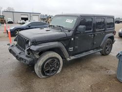 Jeep salvage cars for sale: 2019 Jeep Wrangler Unlimited Sport